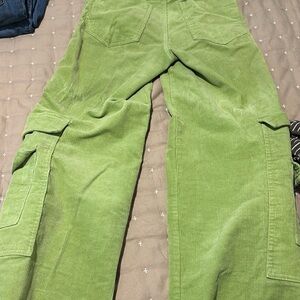 Forever 21 Lime Corduroy Pants